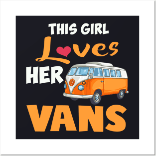 Girls Love Vans Posters and Art